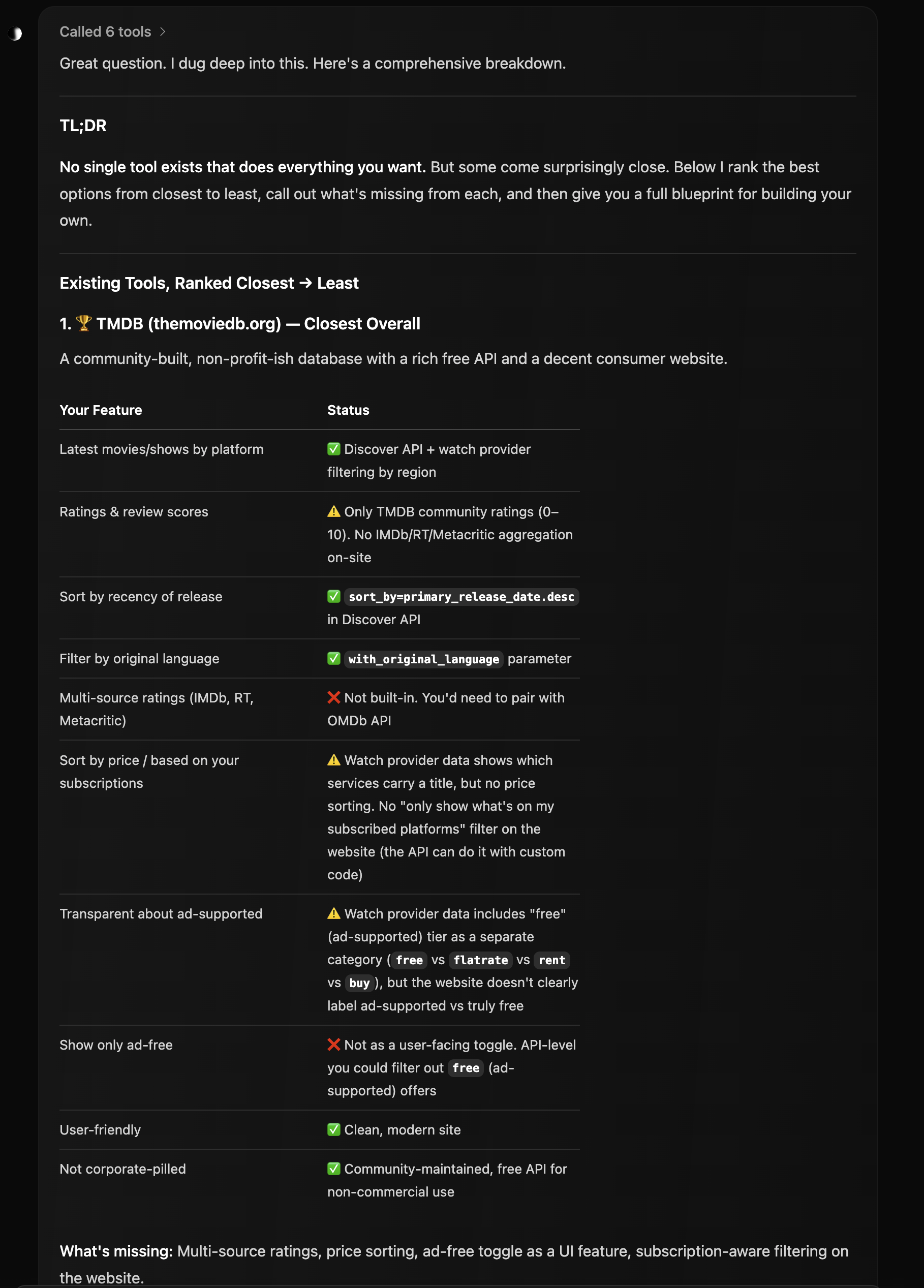 hosted open model response